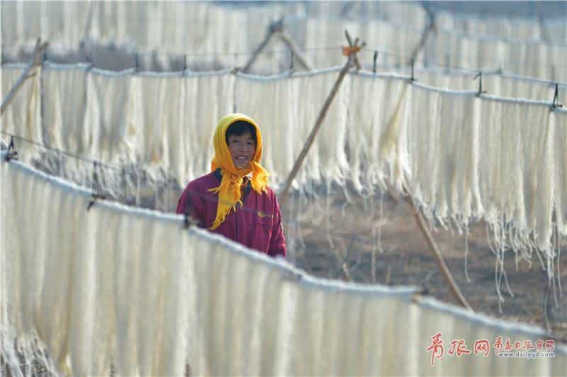 手工粉条变畅销年货青岛“粉条村”赶制忙  第4张